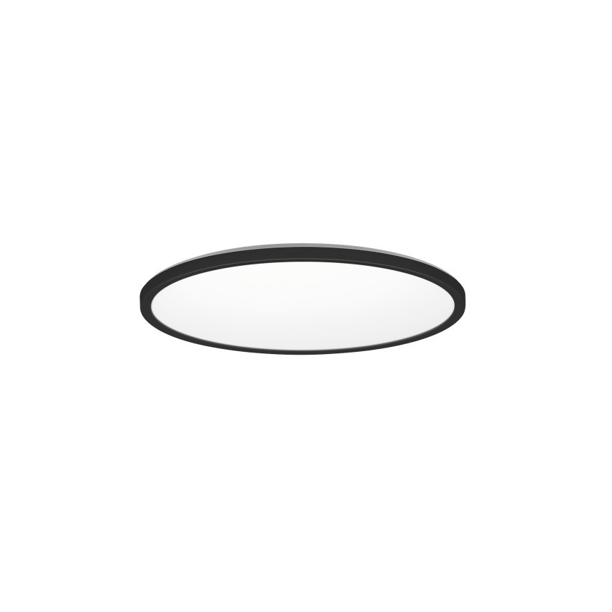 Luminária de teto LED para banheiro NIVERA LED/12W/230V IP54 3000/4000/6000K diâmetro 22,5 cm preta