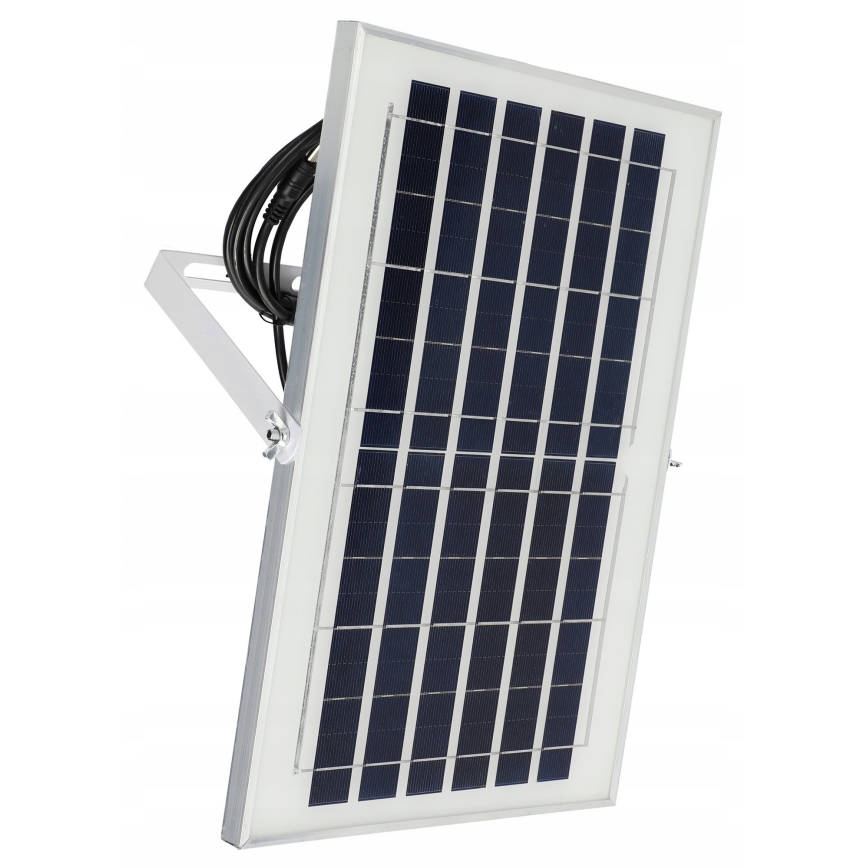 Refletor solar LED dimável LED/50W/3,2V 5000K 6000 mAh IP65 preto + controlo remoto