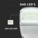 LED Regulação solar rua candeeiro SAMSUNG CHIP LED/50W/9V 6000K IP65 + controlo remoto