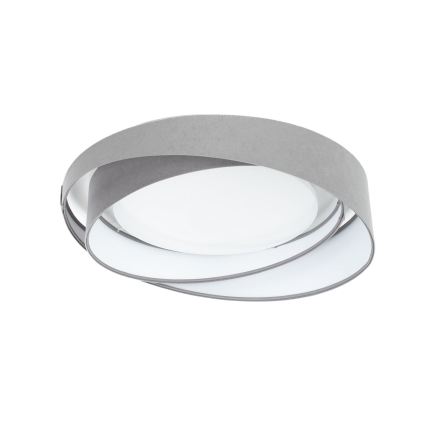Candeeiro de tecto LED regulável SMART GALAXY MODERN LED/24W/230V 3000-6500K Ø 55 cm cinzento/branco + comando remoto