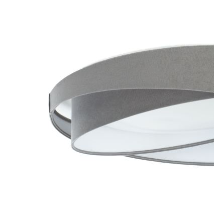 Candeeiro de tecto LED regulável SMART GALAXY MODERN LED/24W/230V 3000-6500K Ø 55 cm cinzento/branco + comando remoto