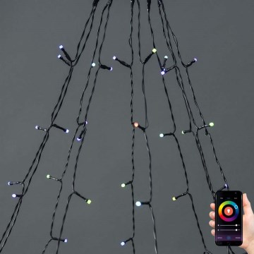 LED RGB  cortina 240xLED/11 funções 8m IP65 Wi-Fi Tuya