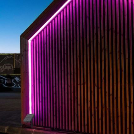 LED RGB Regulação solar tira LED/1,2W/3,7V IP67 5m + controlo remoto