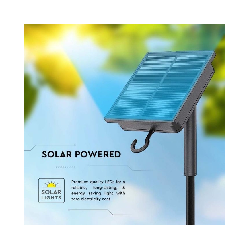 LED RGB Regulação solar tira LED/1,2W/3,7V IP67 5m + controlo remoto