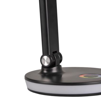 LED RGBW Candeeiro de mesa táctil com regulação NEPTUN LED/7W/230V preto