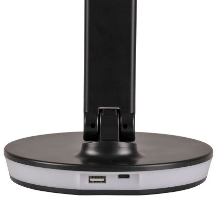 LED RGBW Candeeiro de mesa táctil com regulação NEPTUN LED/7W/230V preto