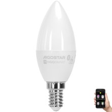 LED RGBW Lâmpada C37 E14/4,9W/230V 2700-6500K - Aigostar
