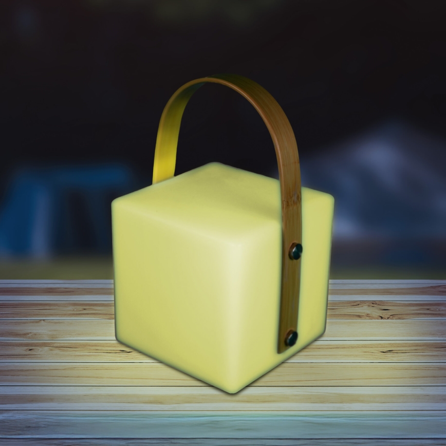 LED RGBW Lâmpada exterior MAJORKA LED/0,5W/5V USB 1200 mAh IP44 branca