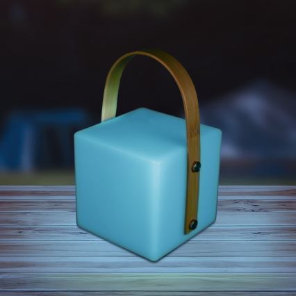 LED RGBW Lâmpada exterior MAJORKA LED/0,5W/5V USB 1200 mAh IP44 branca