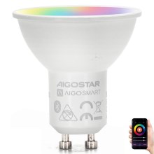 LED RGBW Lâmpada GU10/6,5W/230V 2700-6500K - Aigostar