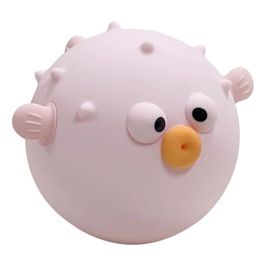 LED RGBW Regulação crianças táctil candeeiro HELA LED/1W/5V USB 1200 mAh peixe rosa