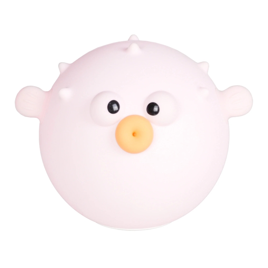 LED RGBW Regulação crianças táctil candeeiro HELA LED/1W/5V USB 1200 mAh peixe rosa