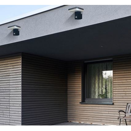 Luminária de parede solar LED com sensor SOLARIS2 LED/5,5W/3,7V 4000K IP44 2600 mAh