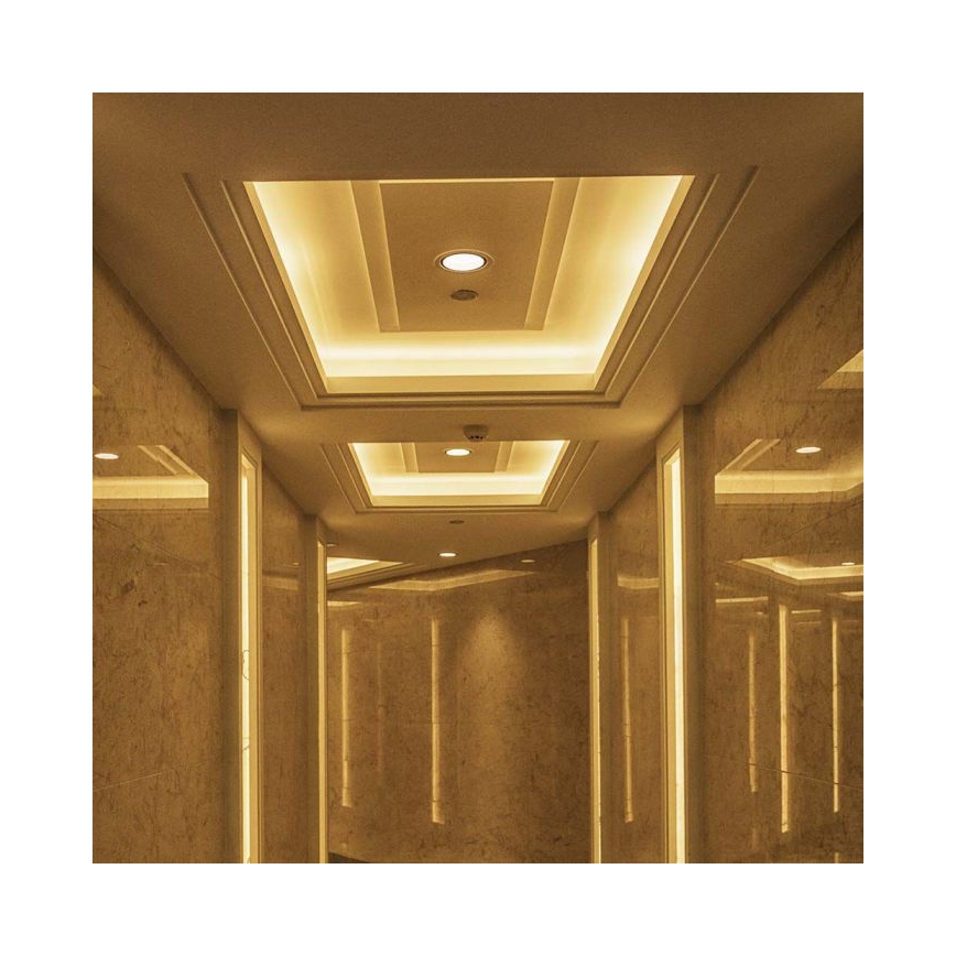 Luminária de embutir LED spot LED/20W/230V 3000/4000/6400K diâmetro 16,5 cm branco