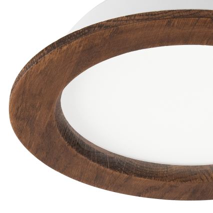 Luminária de embutir LED WOODY SPOT LED/16,5W/230V 4000K cerejeira Ø 18,5 cm