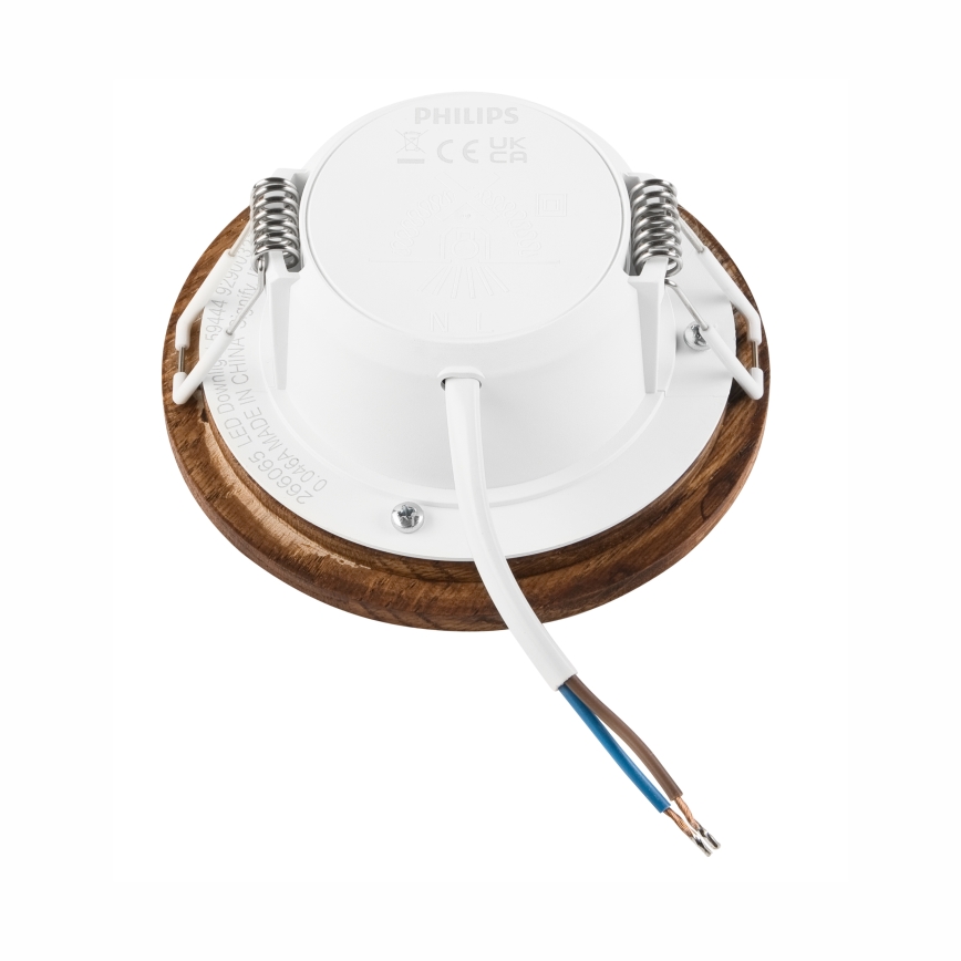 Luminária de embutir LED WOODY SPOT LED/5,5W/230V 4000K cerejeira Ø 10 cm
