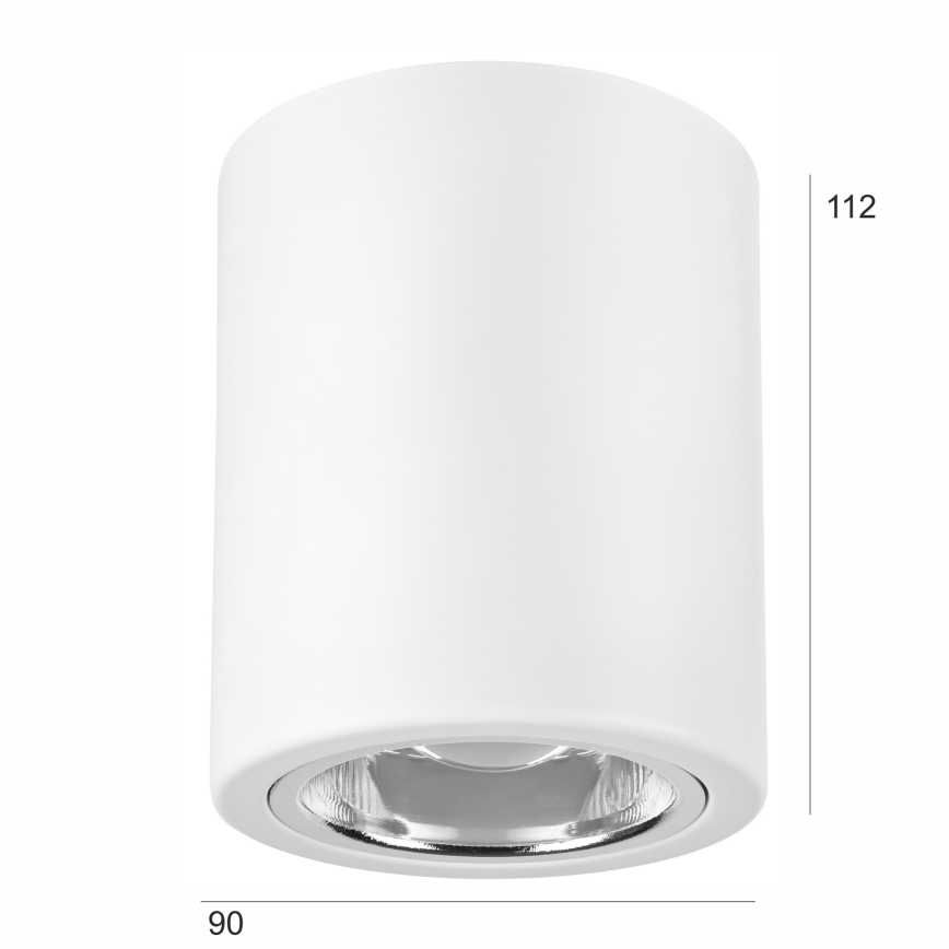 Luminária de teto LED TACO 1xE27/15W/230V branca