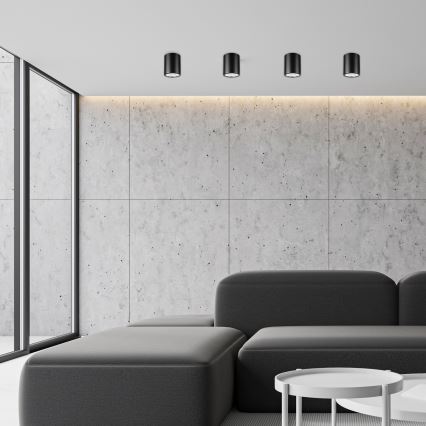 Luminária de teto LED TACO 1xE27/15W/230V preta