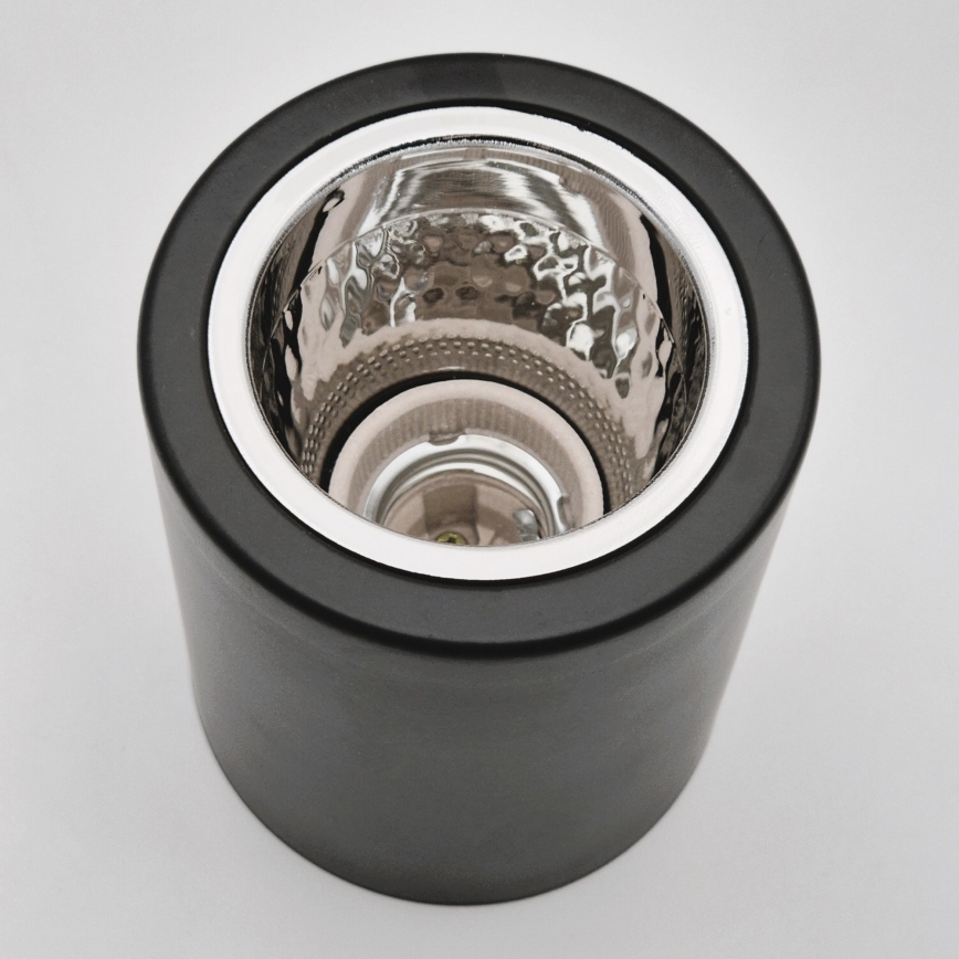 Luminária de teto LED TACO 1xE27/15W/230V preta