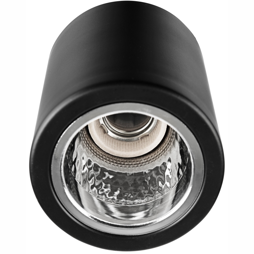 Luminária de teto LED TACO 1xE27/15W/230V preta