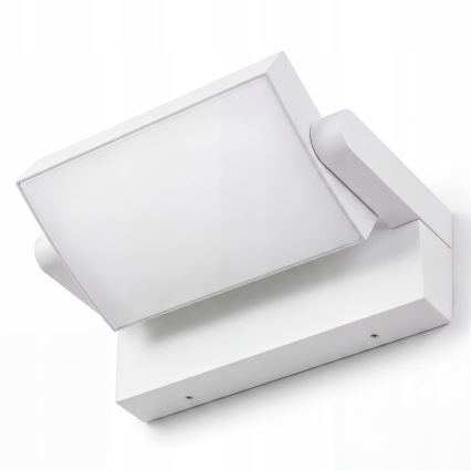 Aplique de parede LED regulável para exterior LED/12/18/24W/230V 3000/4000/6500K IP54 branco