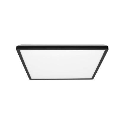 Luminária de teto LED para banheiro NIVERA LED/24W/230V IP54 3000/4000/6000K 30x30 cm preta
