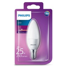 LED vela Philips E14/4W/230V 2700K