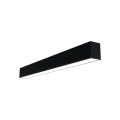 LED2 - Candeeiro de teto LED LINO LED/24W/230V 3000/3500/4000K 90 cm preto