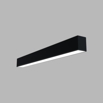 LED2 - Candeeiro de teto LED LINO LED/24W/230V 3000/3500/4000K 90 cm preto