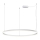 LED2 - Candeeiro suspenso LED com regulação CIRCLE LED/80W/230V 3000K/4000K diâmetro 100 cm branco