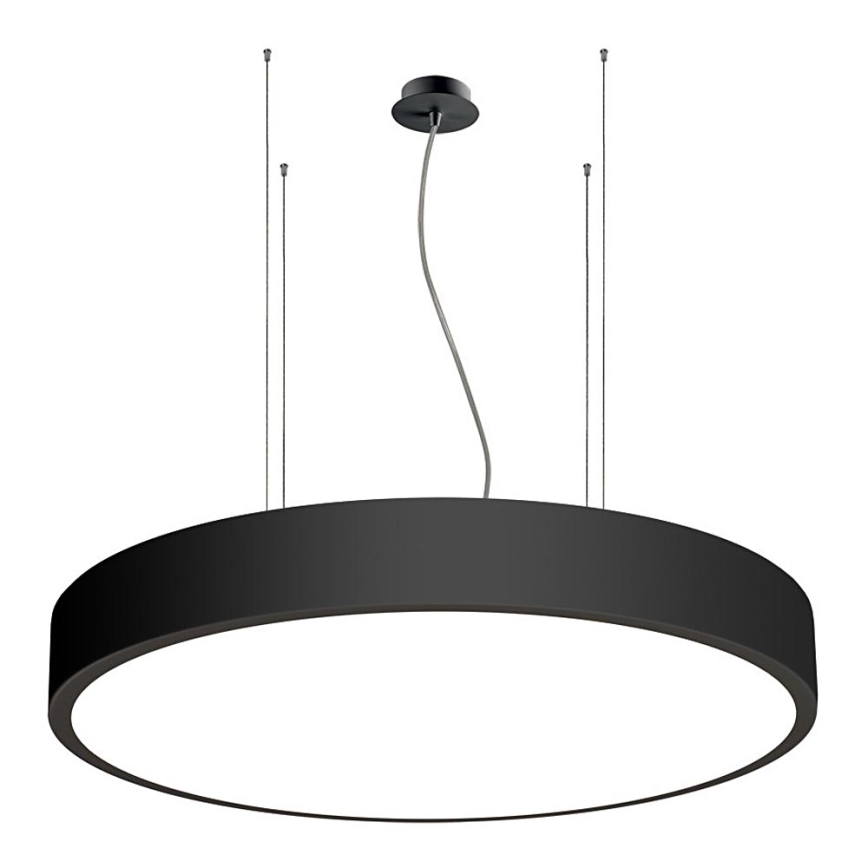 LED2 - Candelabro suspenso LED com regulação MONO LED/100W/230V 3000K/4000K preto