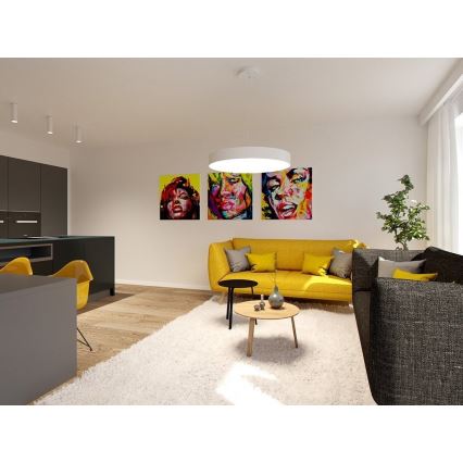 LED2 - Candelabro suspenso LED com regulação MONO LED/153W/230V 3000K/4000K branco