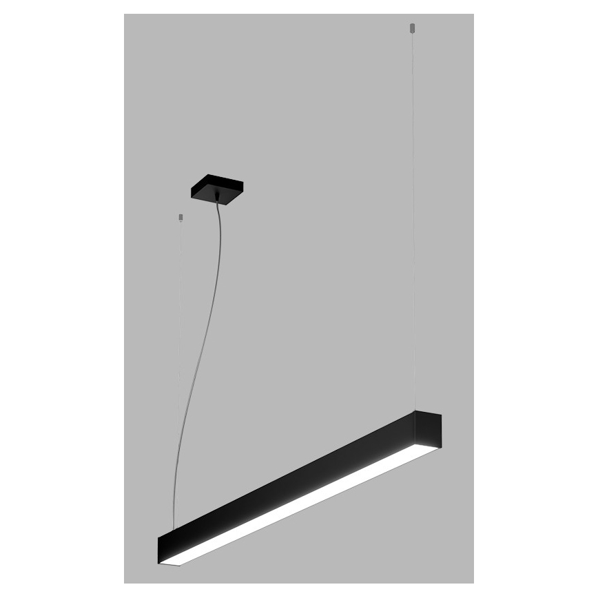 LED2 - Candelabro suspenso LED NOLI LED/40W/230V 3000K/3500K/4000K preto