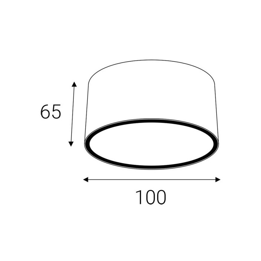 LED2 - Foco exterior MEDO 1xGX53/11W/230V branco IP54