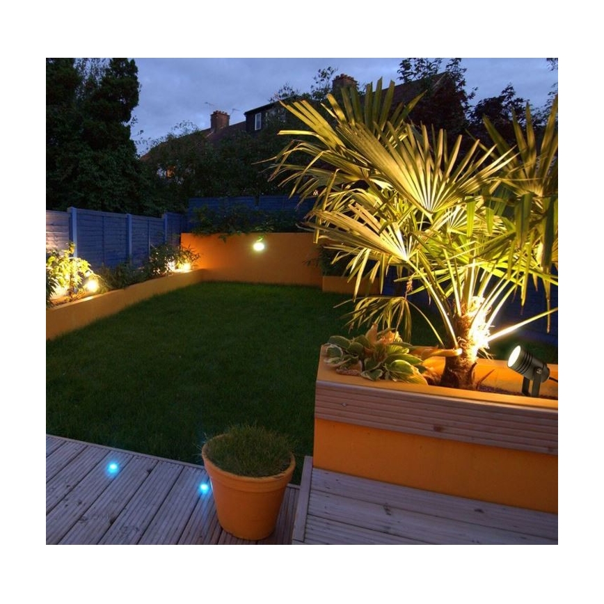 LED2 - Holofote NAVY 1xGU10/42W/230V antracite IP54