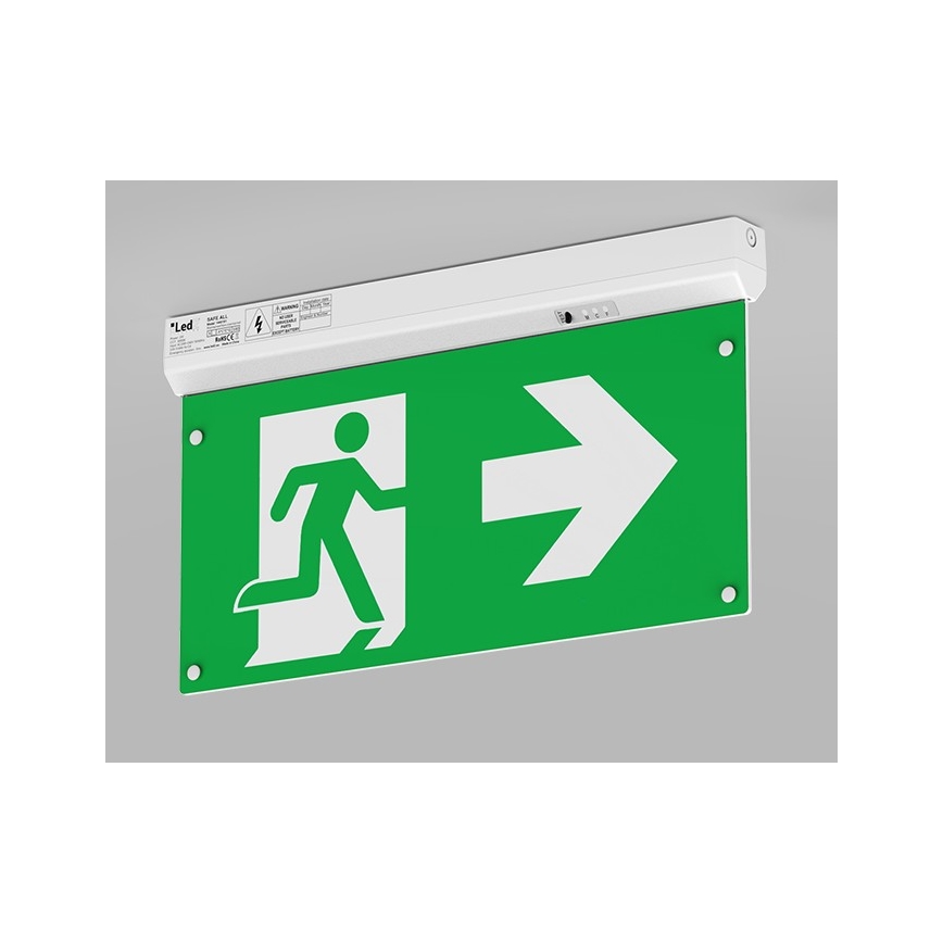 LED2 - Iluminação de emergência LED SAFE ALL LED/2W/3,6V 6000K IP40