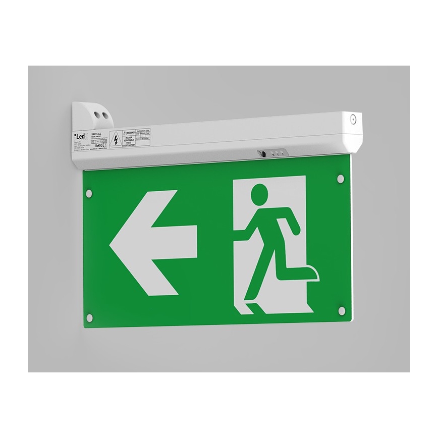 LED2 - Iluminação de emergência LED SAFE ALL LED/2W/3,6V 6000K IP40