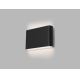 LED2 - Iluminação de parede exterior LED FLAT 2xLED/3W/230V IP65 3000K/4000K/5700K preto