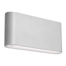 LED2 - Iluminação de parede exterior LED FLAT 2xLED/5W/230V IP65