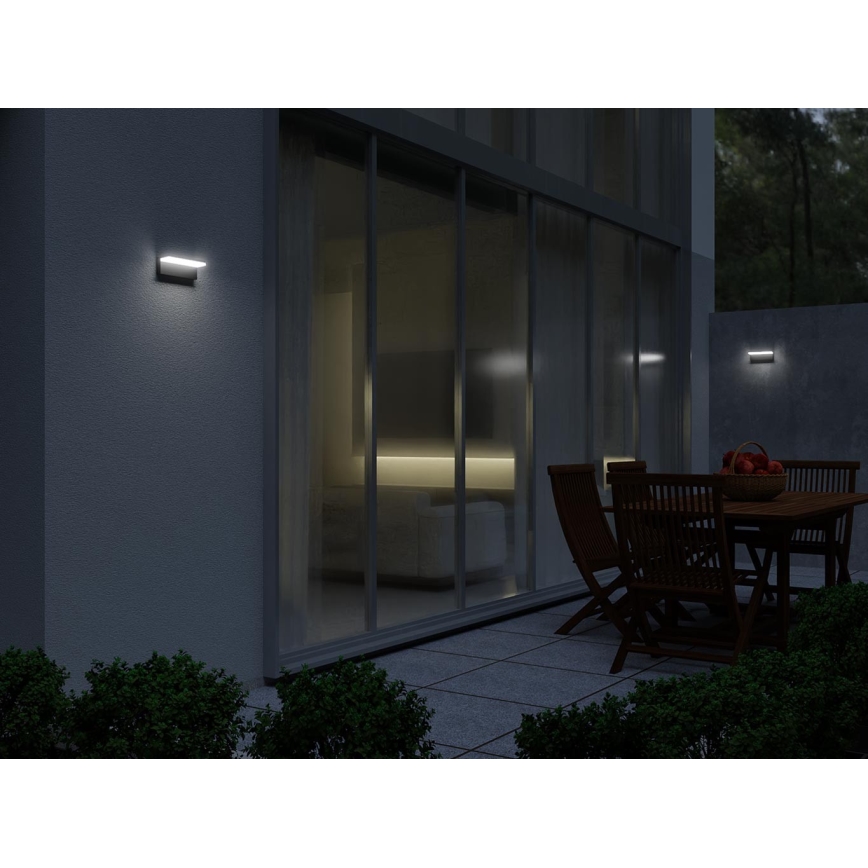 LED2 - Iluminação de parede exterior LED HUGO LED/9W/230V IP54 3000K/4000K