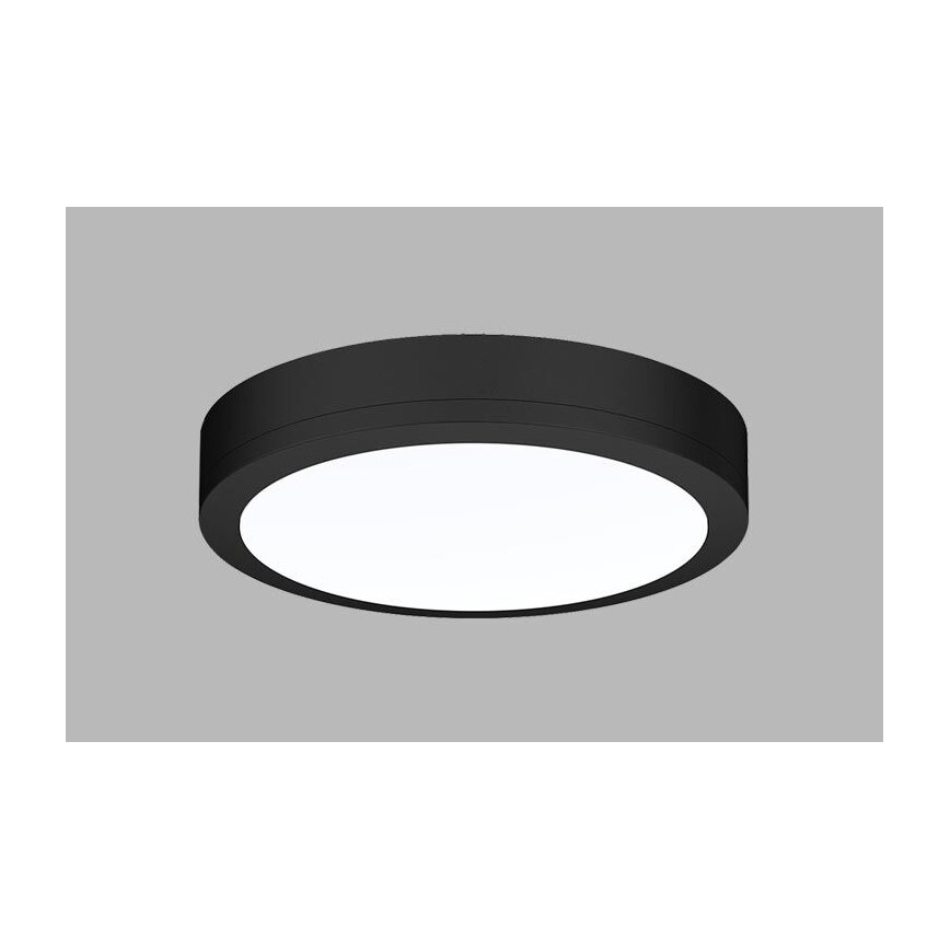 LED2 - Iluminação de teto exterior LED com sensor KERY LED/18W/230V IP65 preta