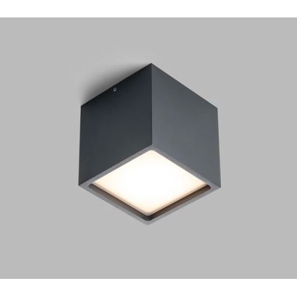 LED2 - Iluminação de teto exterior LED CUBE LED/12W/230V antracite IP54