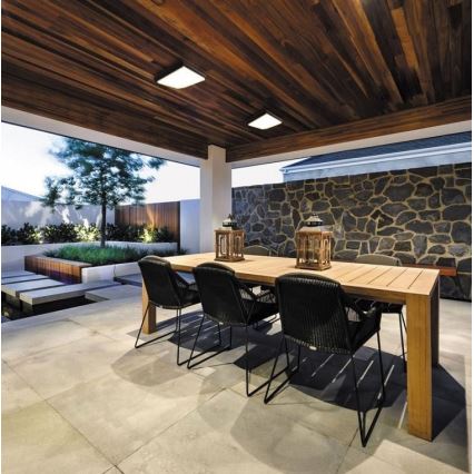 LED2 - Iluminação de teto exterior LED QUADO LED/10W/230V antracite IP54