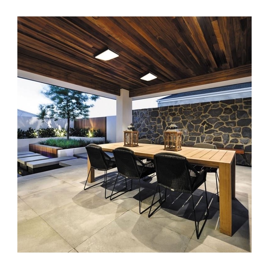 LED2 - Iluminação de teto exterior LED QUADO LED/10W/230V antracite IP54