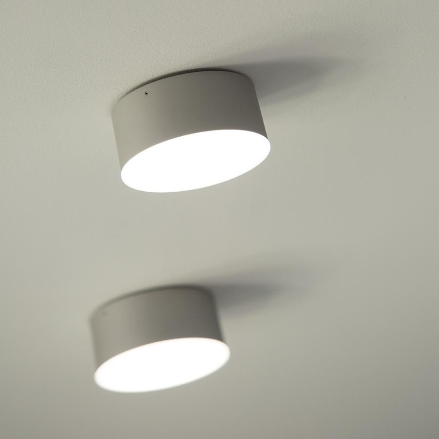 LED2 - Iluminação de teto LED BUTTON LED/17W/230V prateada