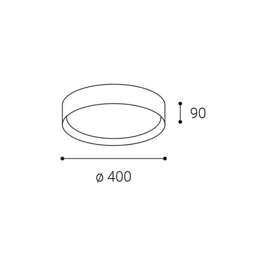 LED2 - Iluminação de teto LED MILA LED/30W/230V 3000/4000K