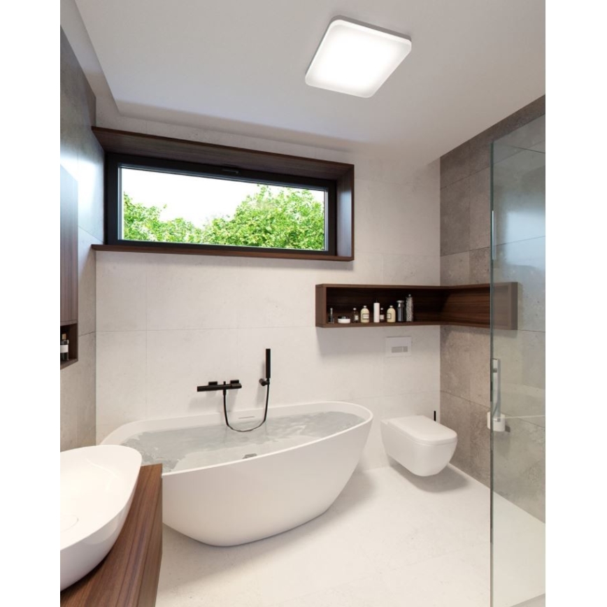 LED2 - Iluminação de teto LED SQUARE LED/12W/230V IP54 3000/4000/5700K