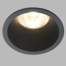 LED2 - Iluminação embutida de casa de banho LED RAY LED/10W/230V preta IP44