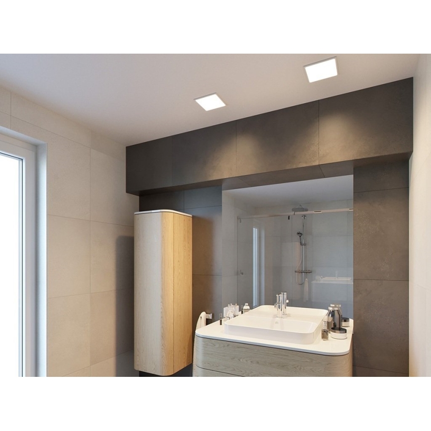LED2 - Iluminação embutida de casa de banho LED SLIM LED/10W/230V IP43 CRI 90