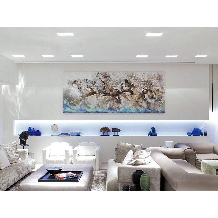 LED2 - Iluminação embutida de casa de banho LED SLIM LED/20W/230V IP43 CRI 90